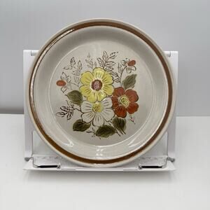 Old Brook Collection Stoneware Retro MCM Stone Brook Dinner Plate‎ 10.75” D EUC